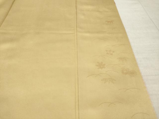 平和屋着物●訪問着 作家物 駒刺繍 冊子花文 暈し染め 金彩 正絹 逸品 AABM0005ck