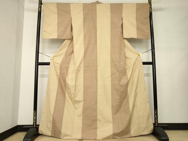 平和屋着物●上質な紬 間道 ますいわ屋扱い 正絹 逸品 AABM0010ck