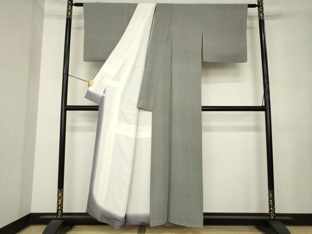 平和屋着物●保科土山 江戸小紋 角通し 正絹 逸品 AABM0018ck
