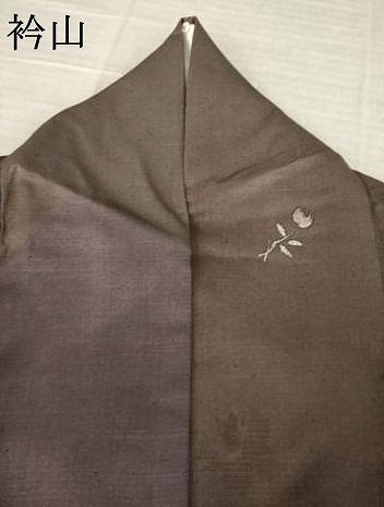 平和屋着物●上質な小紋 作家物 紬地 舞花文 ろうけつ染 正絹 逸品 AABM0060ck