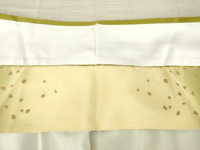 平和屋着物●訪問着 総刺繍 草花文 暈し染め 正絹 逸品 AABM0061ck