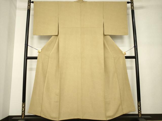 平和屋着物●江戸小紋 極小鮫小紋柄 正絹 逸品 AABM0078ck