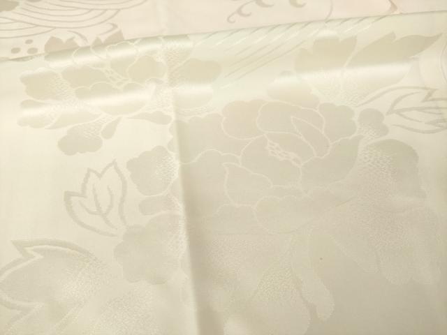 平和屋着物●振袖用長襦袢 袷 立波花地紋 暈し染め 正絹 逸品 AABM0083ck