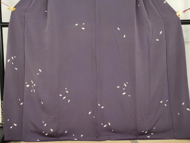 平和屋着物●訪問着 舞桜文 金彩 鬼しぼ縮緬 正絹 逸品 AABM0127cs