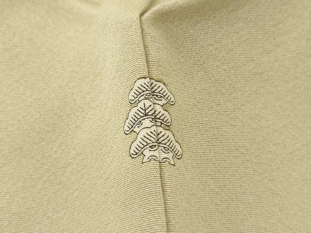 平和屋着物●山口美術織物 皇室 伊勢神宮御用 西陣織 色留袖 総刺繍 流水花蝶文 鹿 金銀糸 正絹 逸品 AABM0142cs
