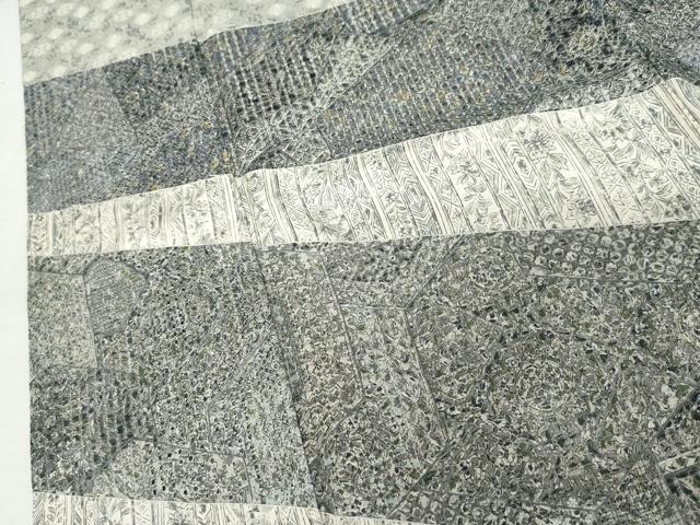 平和屋着物●中国三大刺繍 汕頭刺繍 スワトウ刺繍 訪問着 仕覆花文 正絹 逸品 AABM0144cs
