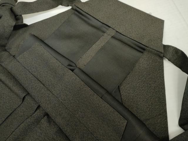 平和屋着物●男性 行灯袴 氷割れ文 正絹 逸品 AABM0163cs