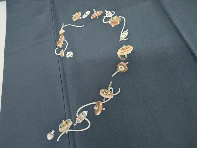 平和屋着物●訪問着 独楽 金彩 正絹 逸品 AABM0211cs