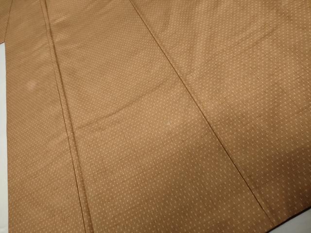 平和屋着物●上質な紬 十字 正絹 逸品 AABM0233cs