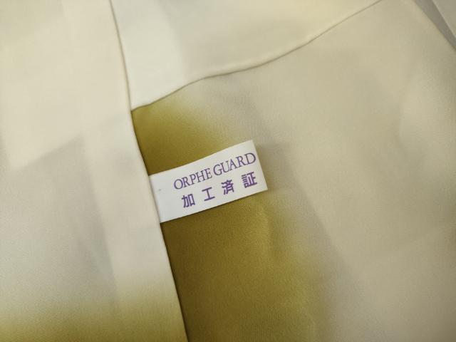 平和屋着物●上質な小紋 雪輪花文 正絹 逸品 AABM0235cs