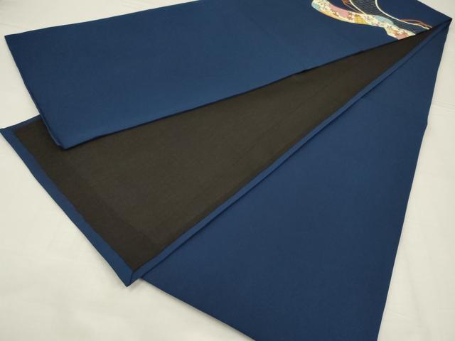 平和屋着物◎塩瀬 九寸開き名古屋帯 鬘帯花文 金彩 正絹 逸品 AABM0289ou