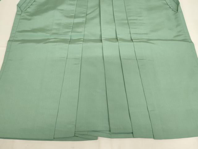 平和屋本店▼男性 馬乗り袴 作家物 錆青磁色地 法衣 寺院 仏具 仏教 僧侶 神職 装束 AABM0335ja
