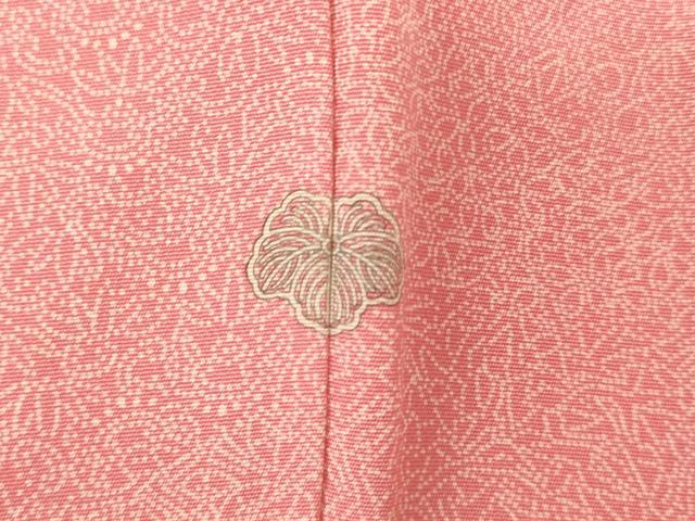 平和屋着物■江戸小紋 霞草花文 正絹 逸品 AABM0401ja