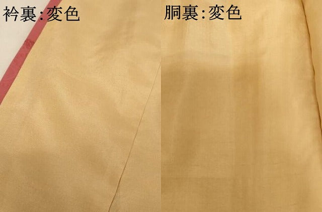 平和屋着物■上質な色無地 流水雲地紋 真赭色 正絹 逸品 AABM0511ja