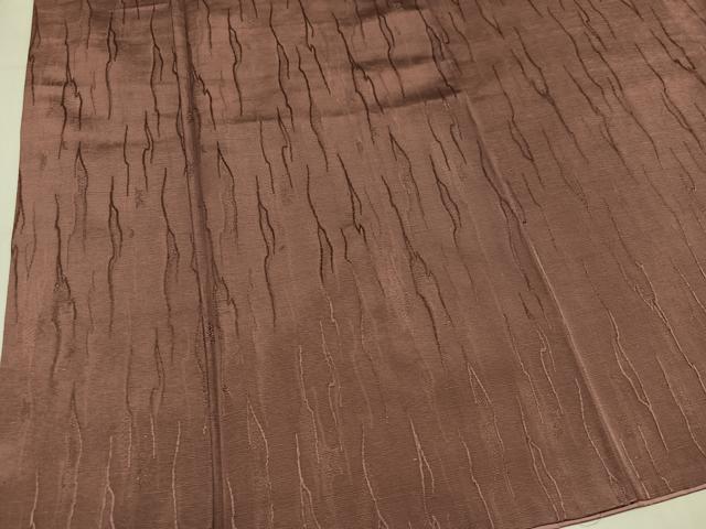 平和屋着物●上質な色無地 霞地紋 鴇浅葱色 正絹 逸品 AABM0644ph