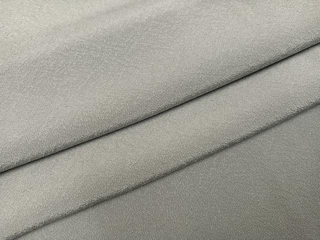 平和屋着物●上質な色無地 銀鼠色 正絹 逸品 未使用 AABM0645ph