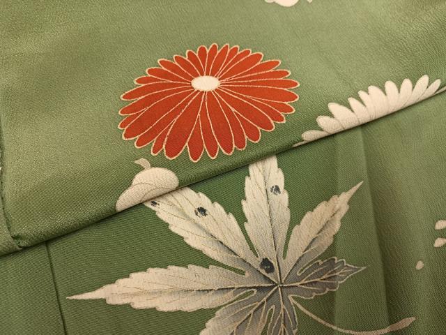 平和屋着物●訪問着 草花文 正絹 逸品 AABM0664ph