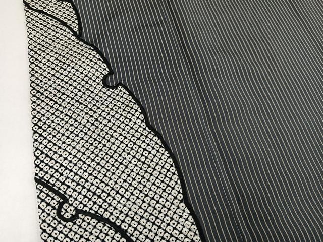 平和屋着物●訪問着 絞り 刺繍 雪輪文 正絹 逸品 AABM0674ph
