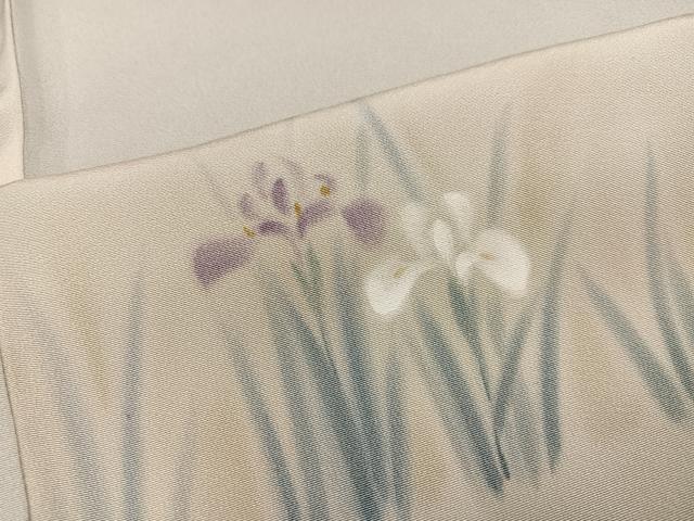 平和屋着物●訪問着 作家物 草花文 暈し染め 正絹 逸品 未使用 AABM0677ph