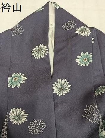 平和屋着物●上質な小紋 花間道 正絹 逸品 AABM0702ph
