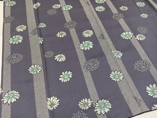 平和屋着物●上質な小紋 花間道 正絹 逸品 AABM0702ph