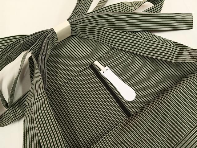平和屋着物●男性 行灯袴 縞 正絹 逸品 未使用 AABM0703ph