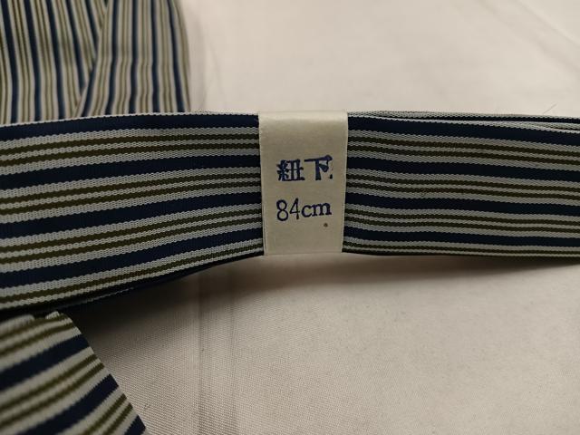 平和屋着物●男性 行灯袴 縞 正絹 逸品 未使用 AABM0707ph