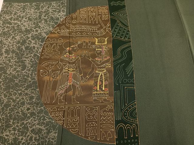 平和屋着物●訪問着 刺繍 古代人物文 金彩 鈴乃屋扱い 正絹 逸品 AABM0729ph