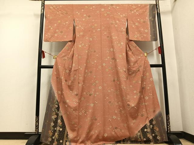 平和屋着物●訪問着 桜 暈し染め 金彩 正絹 逸品 AABM0730ph