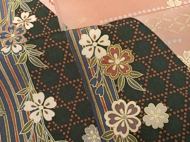 平和屋着物●訪問着 桜 暈し染め 金彩 正絹 逸品 AABM0730ph