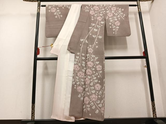 平和屋着物●訪問着 辻が花 絞り 正絹 逸品 AABM0767ph