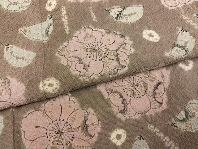 平和屋着物●訪問着 辻が花 絞り 正絹 逸品 AABM0767ph