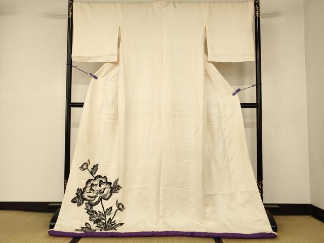 平和屋本店●掛下 打掛 和装 婚礼 花嫁 結婚式 神社挙式 手描き 草花文 逸品 AABM0801fw