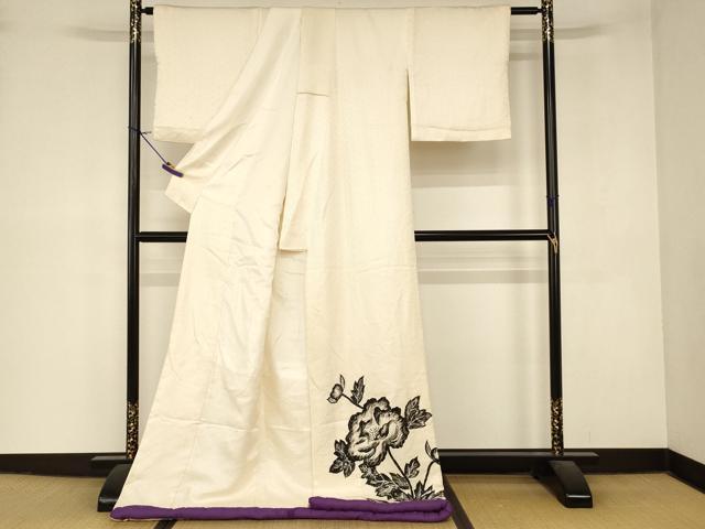 平和屋本店●掛下 打掛 和装 婚礼 花嫁 結婚式 神社挙式 手描き 草花文 逸品 AABM0801fw
