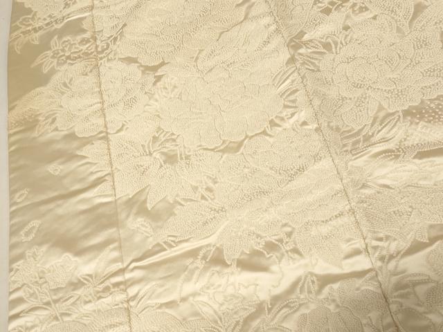 平和屋本店●中国三大刺繍 相良刺繍 白打掛 白無垢 和装 婚礼 結婚式 花嫁 神社挙式 飛鶴梅松流水文 逸品 AABM0804fw
