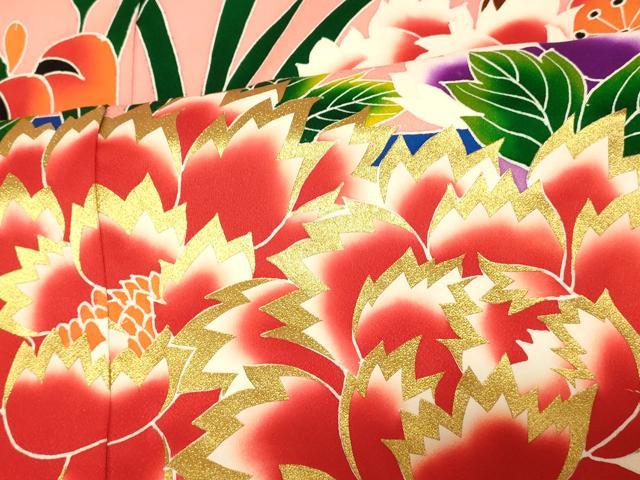平和屋本店●お引きずり・お引き摺り・引き振袖 和装 結婚式 舞妓 芸妓 芸者 衣装 花車枝梅文 逸品 AABM0809fw