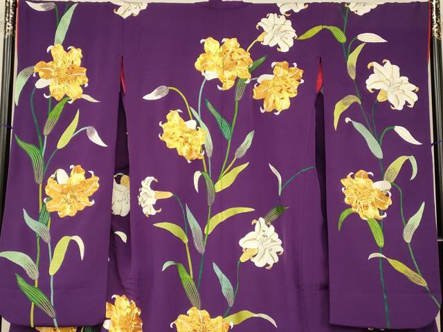 平和屋本店●中国三大刺繍 相良刺繍 色打掛 和装 婚礼 結婚式 花嫁 神社挙式 駒刺繍 百合文 金銀糸 逸品 AABM0818fw