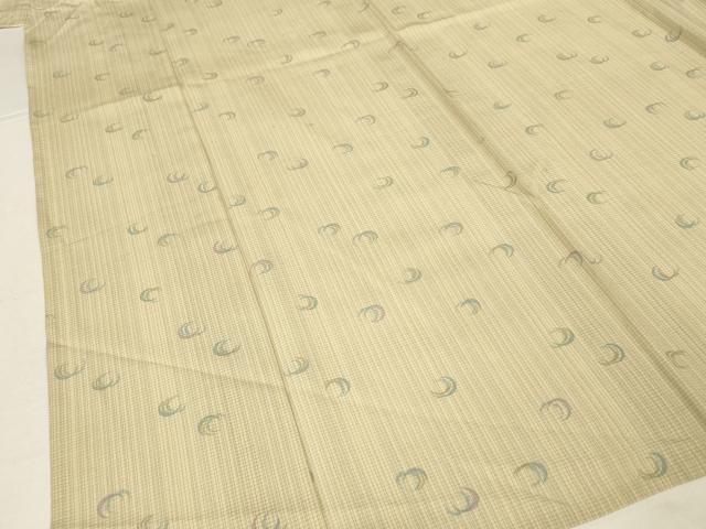 平和屋着物*夏物 小紋 絽 抽象文様 正絹 逸品 AABM1004jd