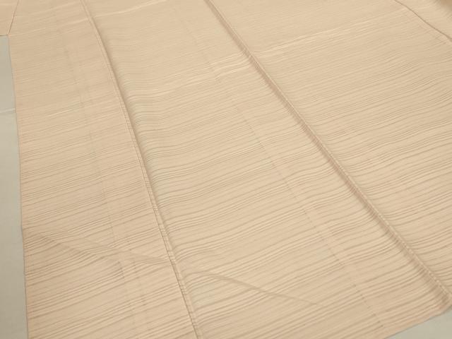 平和屋着物*夏物 銀座きしや 色無地 変わり絽 肌色 正絹 逸品 AABM1069jd