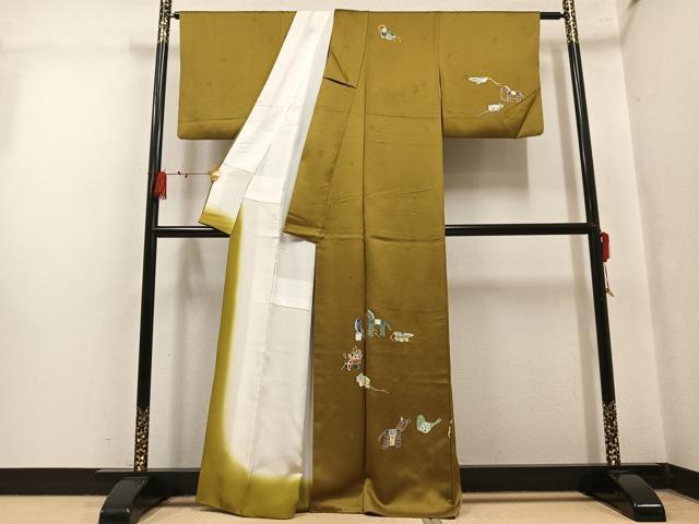 平和屋着物●訪問着 玩具文 正絹 逸品 AABM1129ph