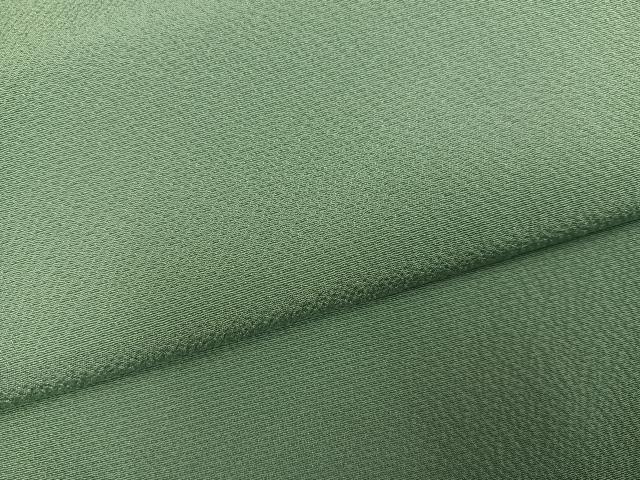 平和屋着物●上質な色無地 千草色 正絹 逸品 未使用 AABM1141ph