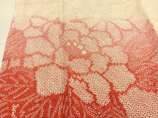 平和屋着物●豪華振袖 総絞り 吉祥花文 暈し染め 正絹 逸品 AABM1148ph