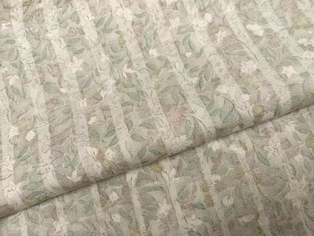 平和屋着物●上質な小紋 草花文 正絹 逸品 AABM1153ph