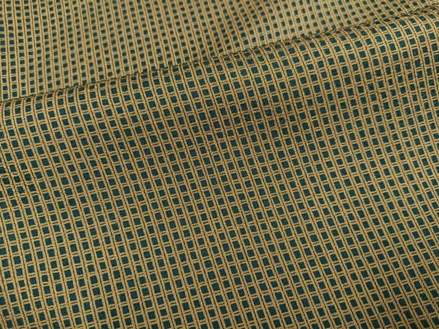 平和屋着物●上質な小紋 格子 正絹 逸品 AABM1154ph