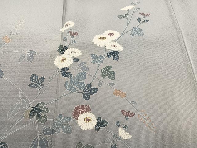 平和屋着物●訪問着 友禅 作家物 本山 枝花文 暈し染め 正絹 逸品 AABM1172ph