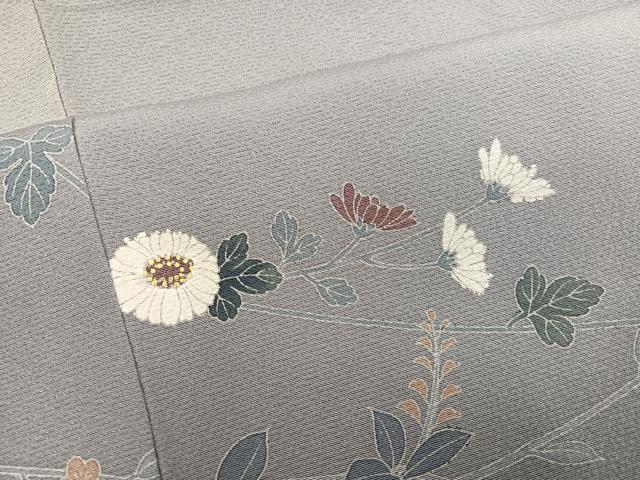 平和屋着物●訪問着 友禅 作家物 本山 枝花文 暈し染め 正絹 逸品 AABM1172ph
