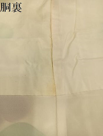 平和屋着物●上質な小紋 草花文 正絹 逸品 未使用 AABM1211ph
