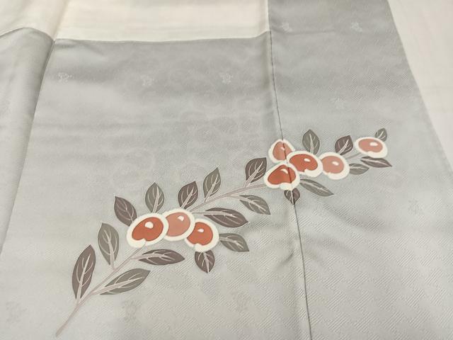 平和屋着物●訪問着 立波枝花文 正絹 逸品 AABM1252ph