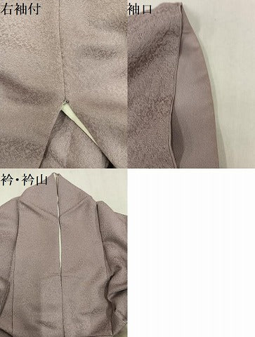 平和屋着物●上質な色無地 赤白橡色 そごう扱い 正絹 逸品 AABM1255ph