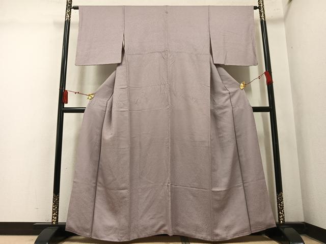 平和屋着物●上質な色無地 赤白橡色 そごう扱い 正絹 逸品 AABM1255ph
